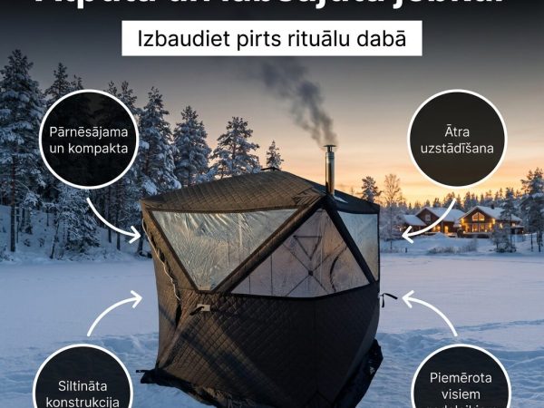 Mobilā pirts ar krāsniņu